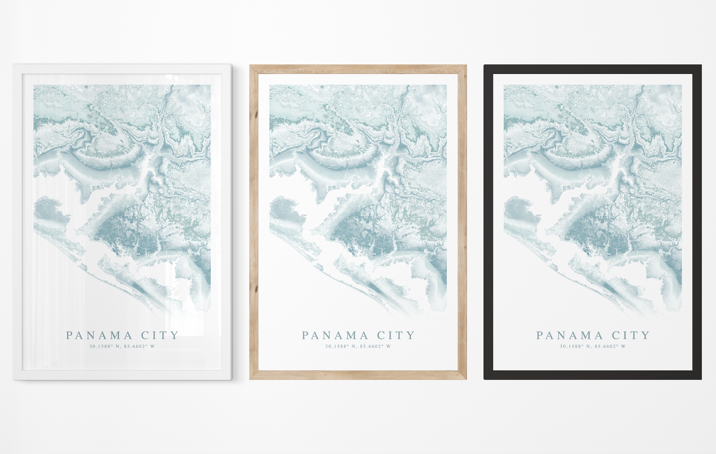 Panama City Map Print