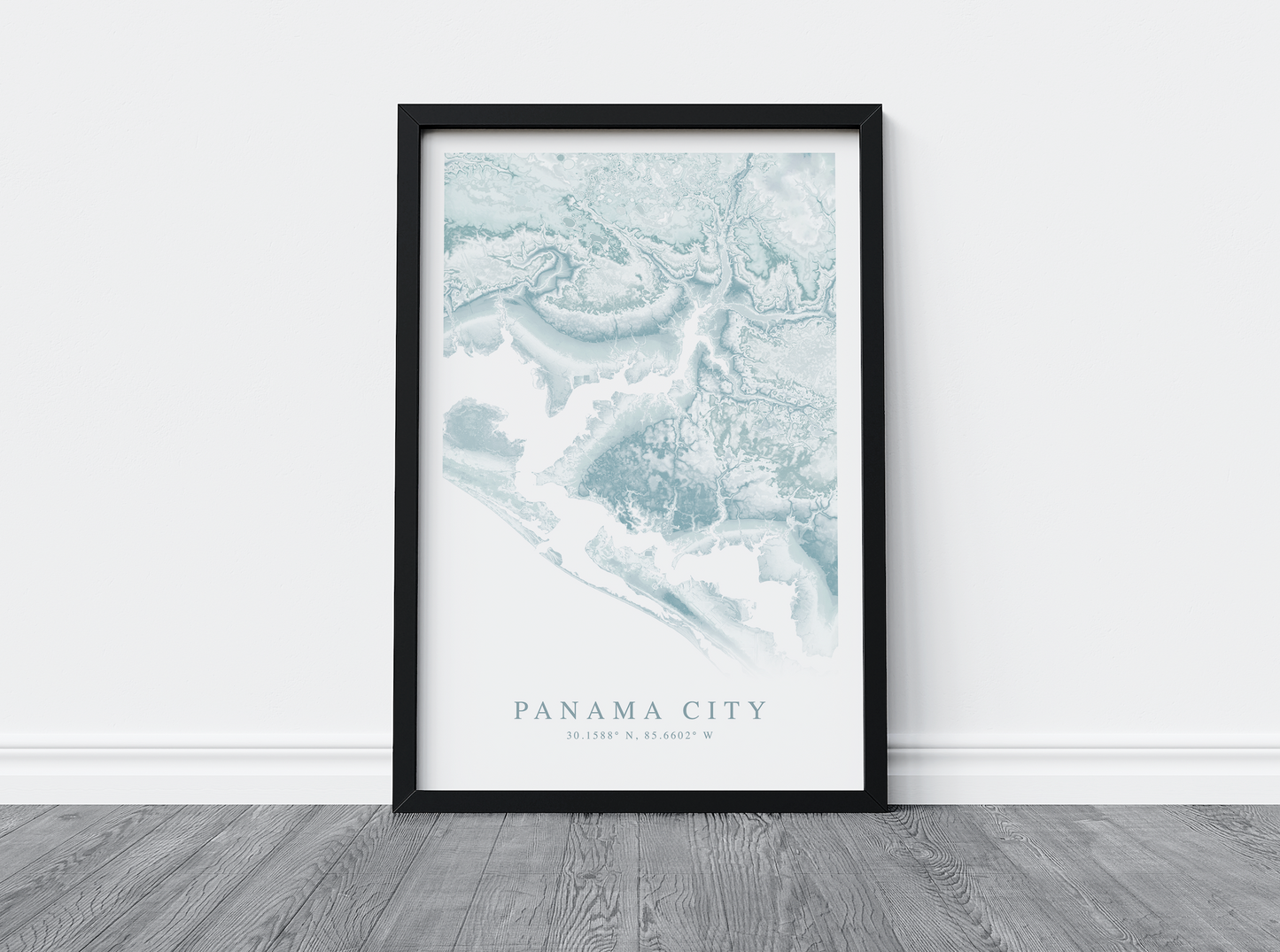 Panama City Map Print