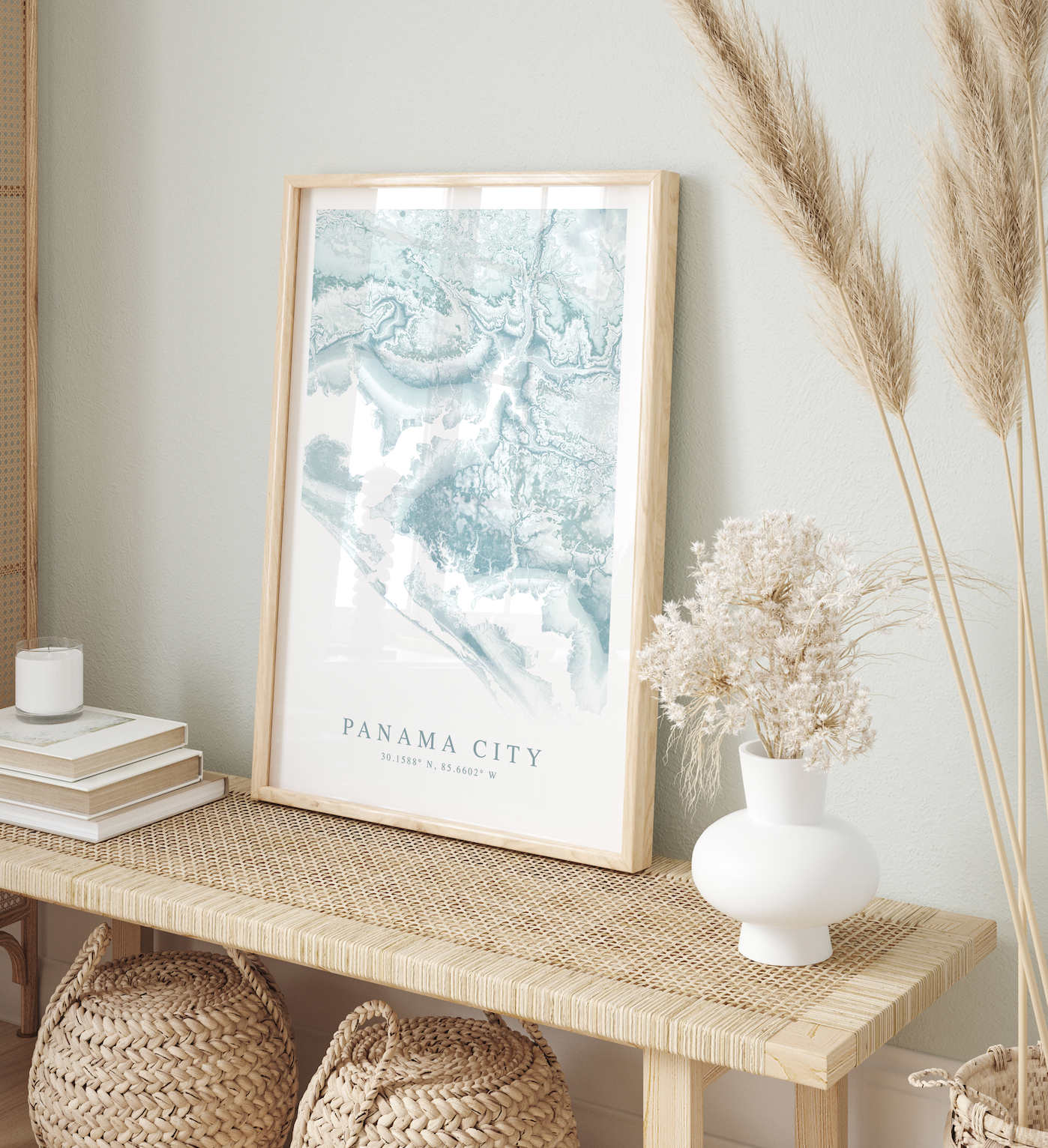 Panama City Map Print