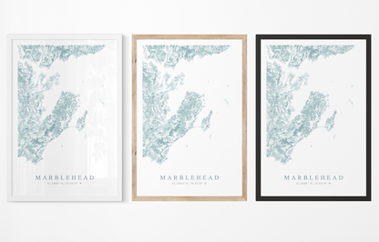 Marblehead Map Print