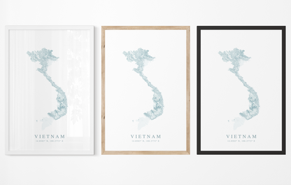 Vietnam Map Print