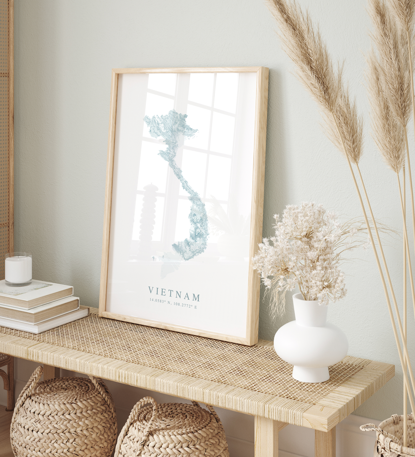 Vietnam Map Print