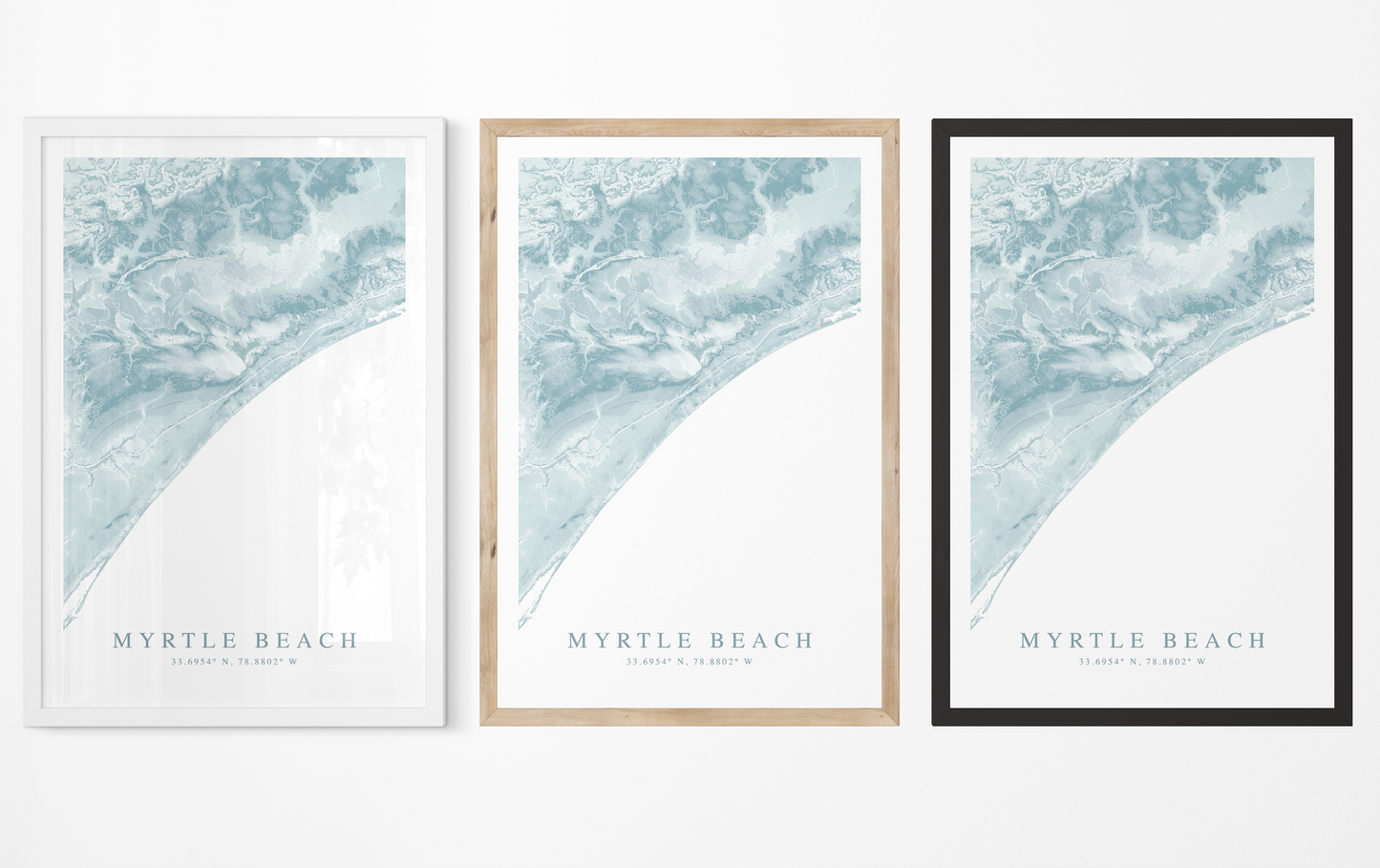 Myrtle Beach Map Print