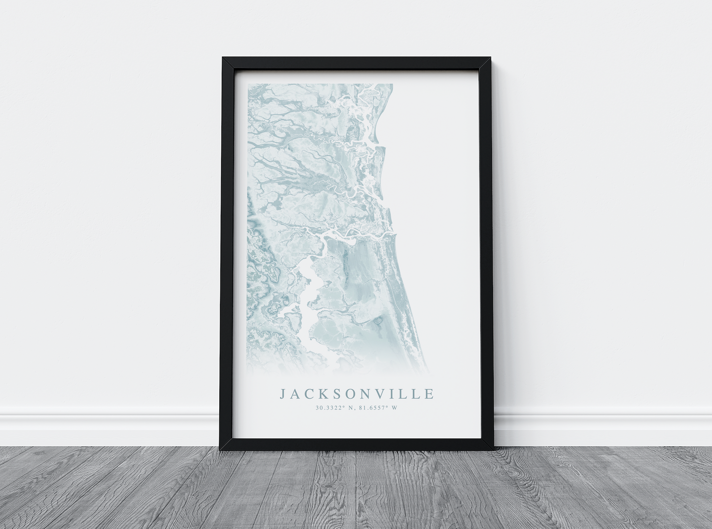 Jacksonville Map Print