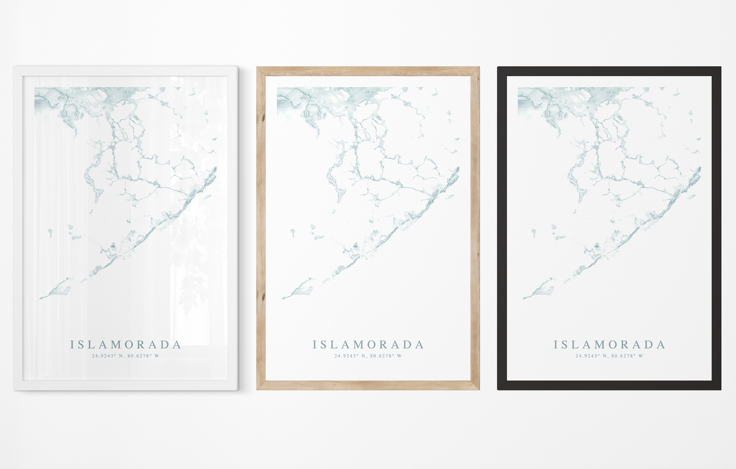 Islamorada Map Print