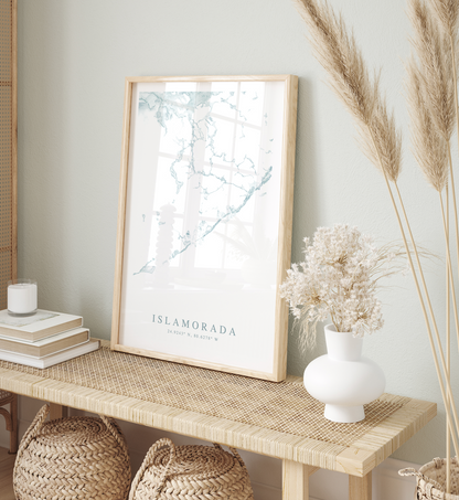 Islamorada Map Print