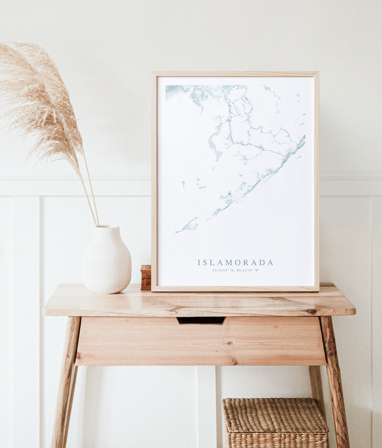 islamorada map poster