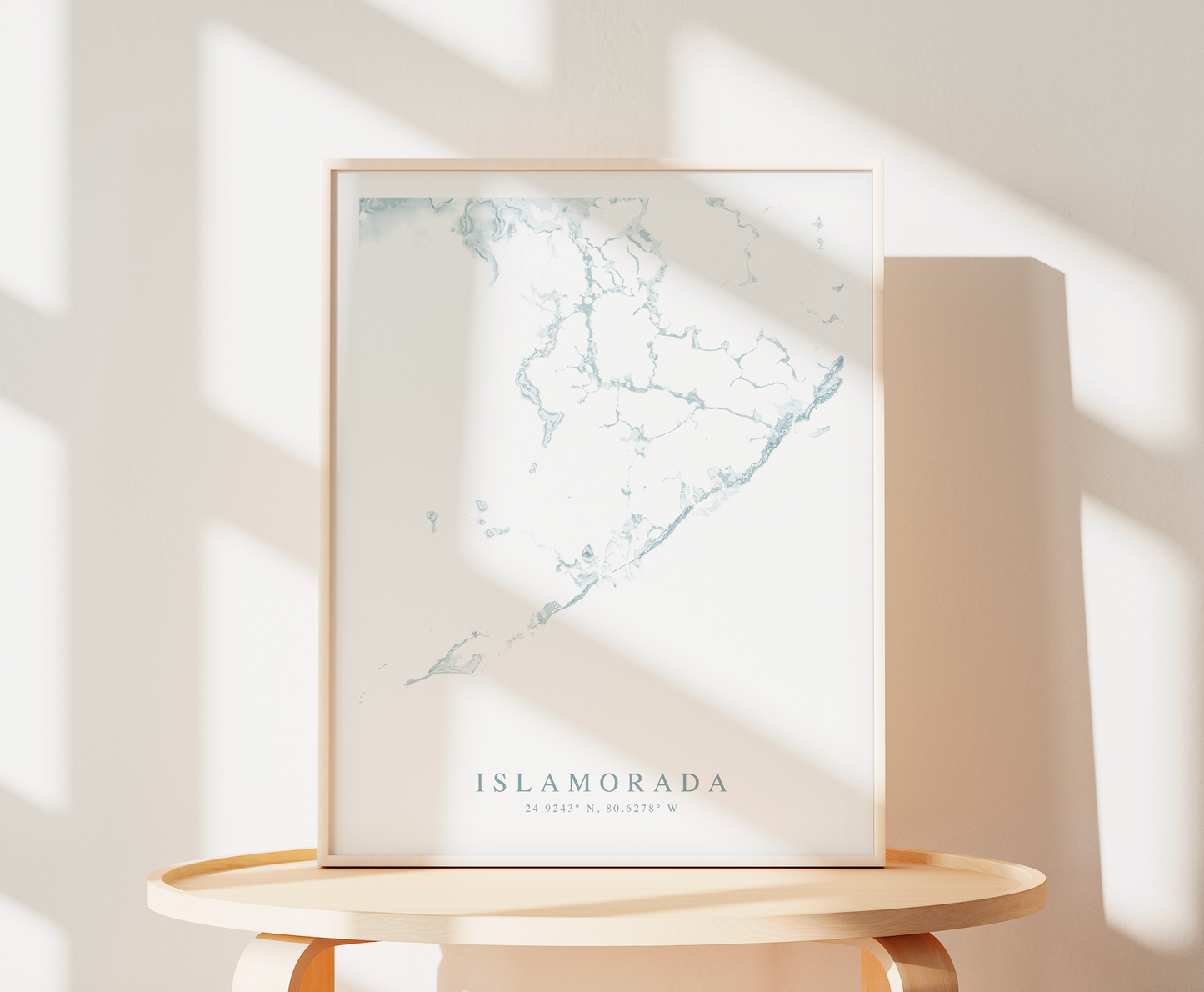 Islamorada Map Print