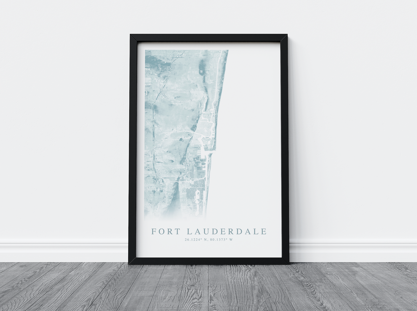 Fort Lauderdale Map Print