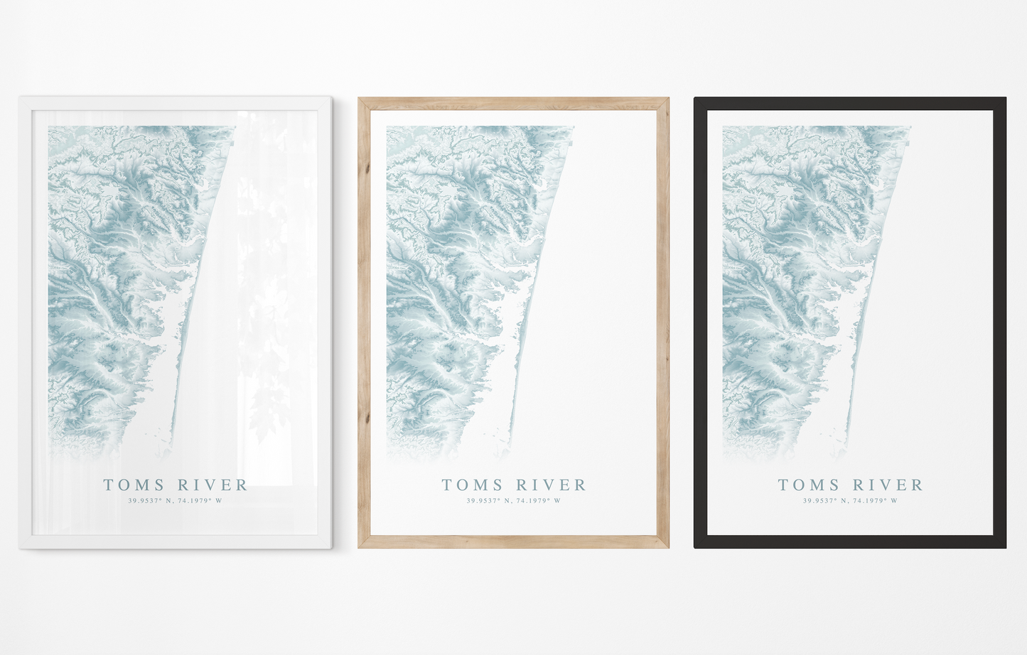 Toms River Map Print