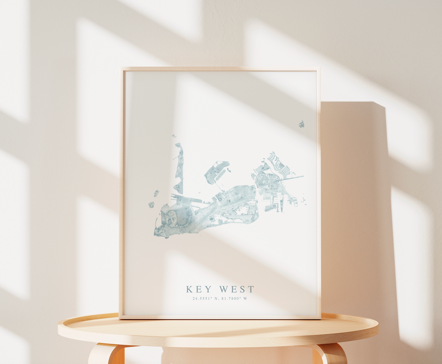 Key West Map Print