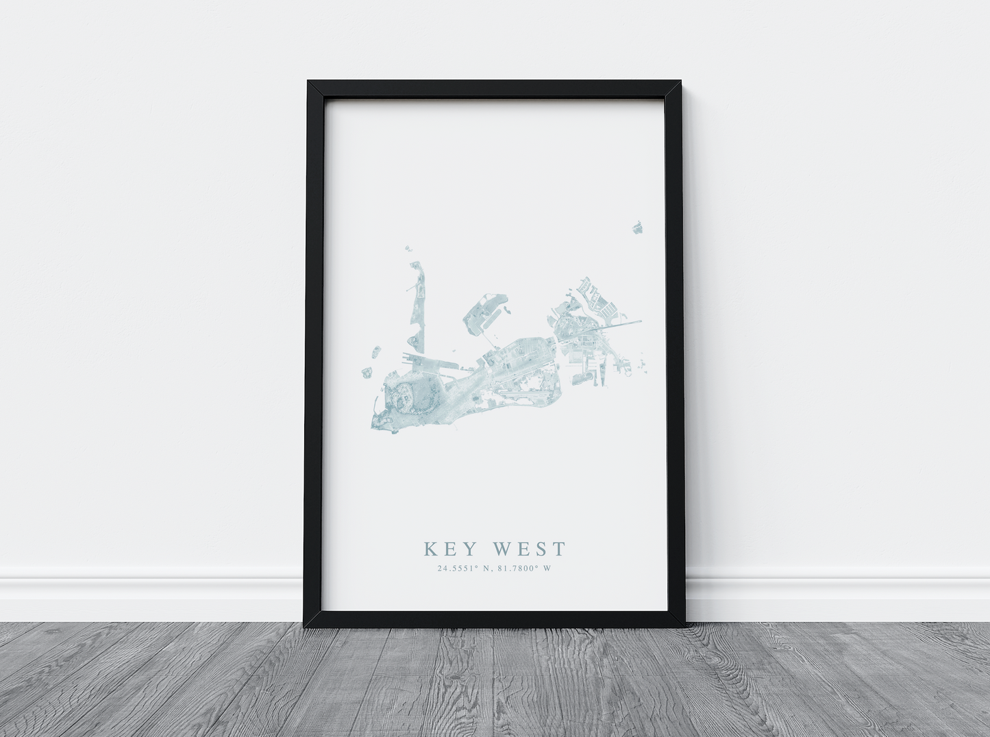 Key West Map Print