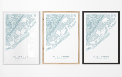 Wildwood Map Print