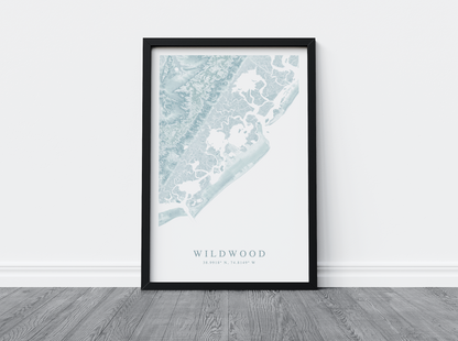 Wildwood Map Print