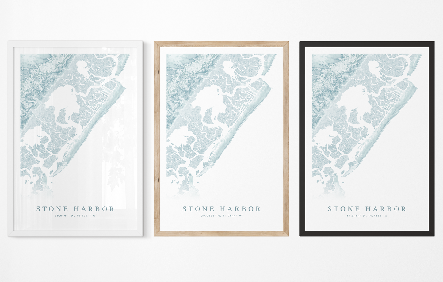 Stone Harbor Map Print