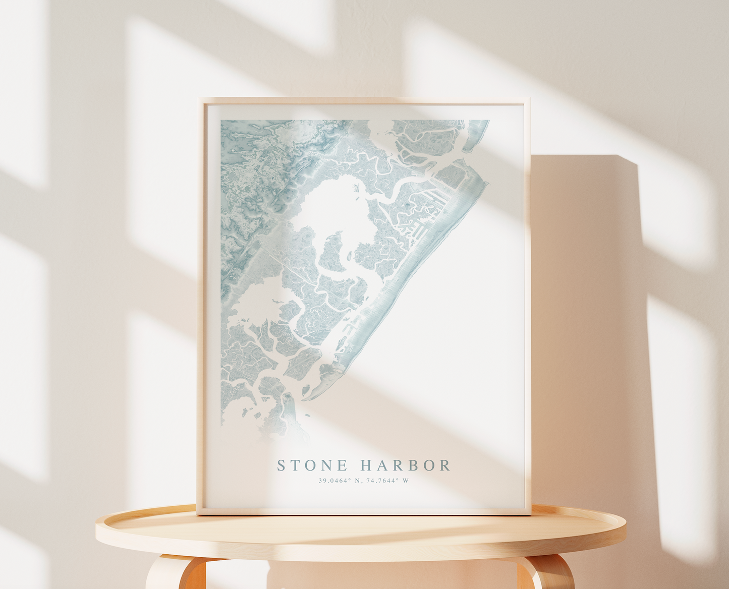 Stone Harbor Map Print