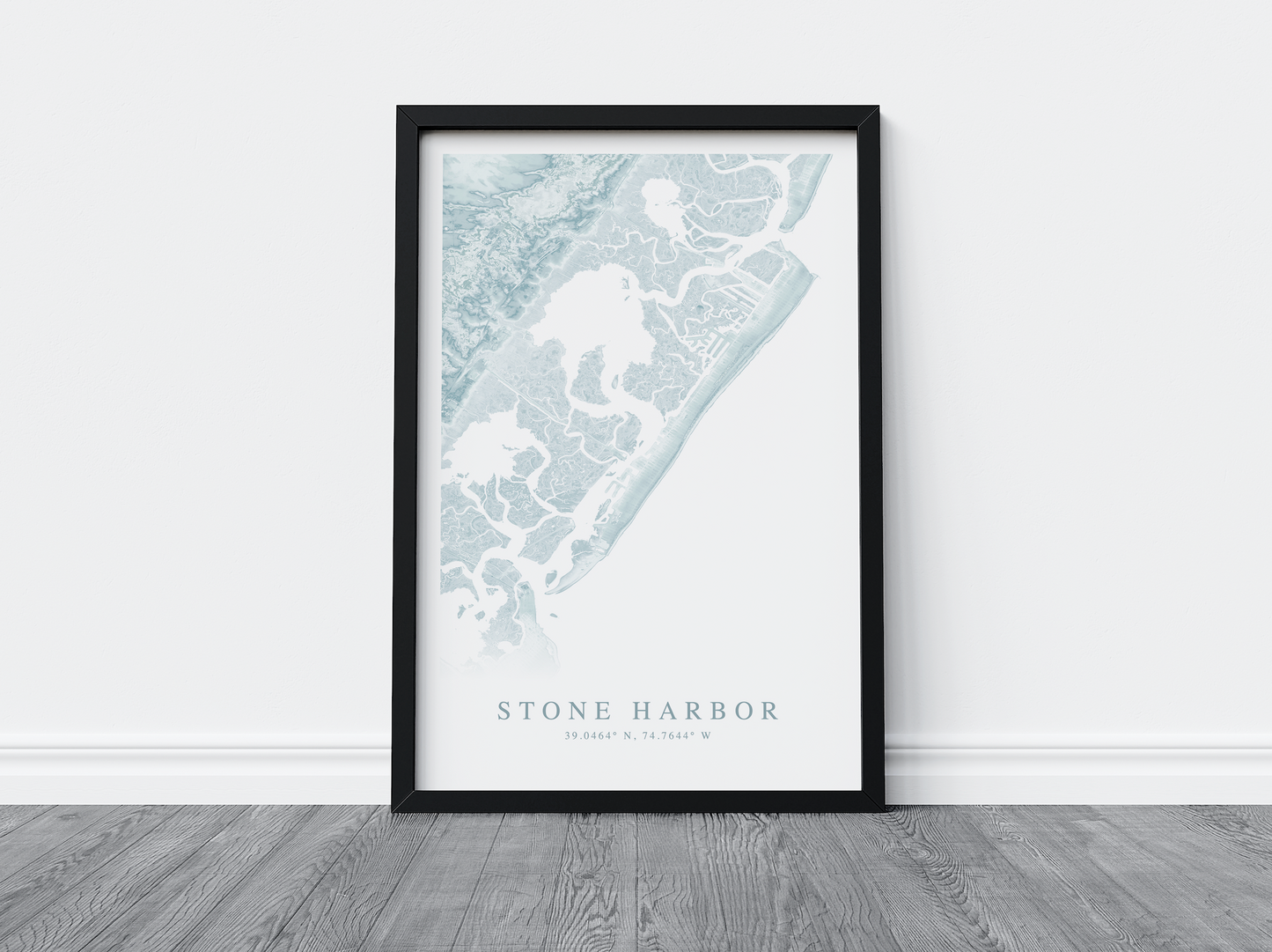 Stone Harbor Map Print