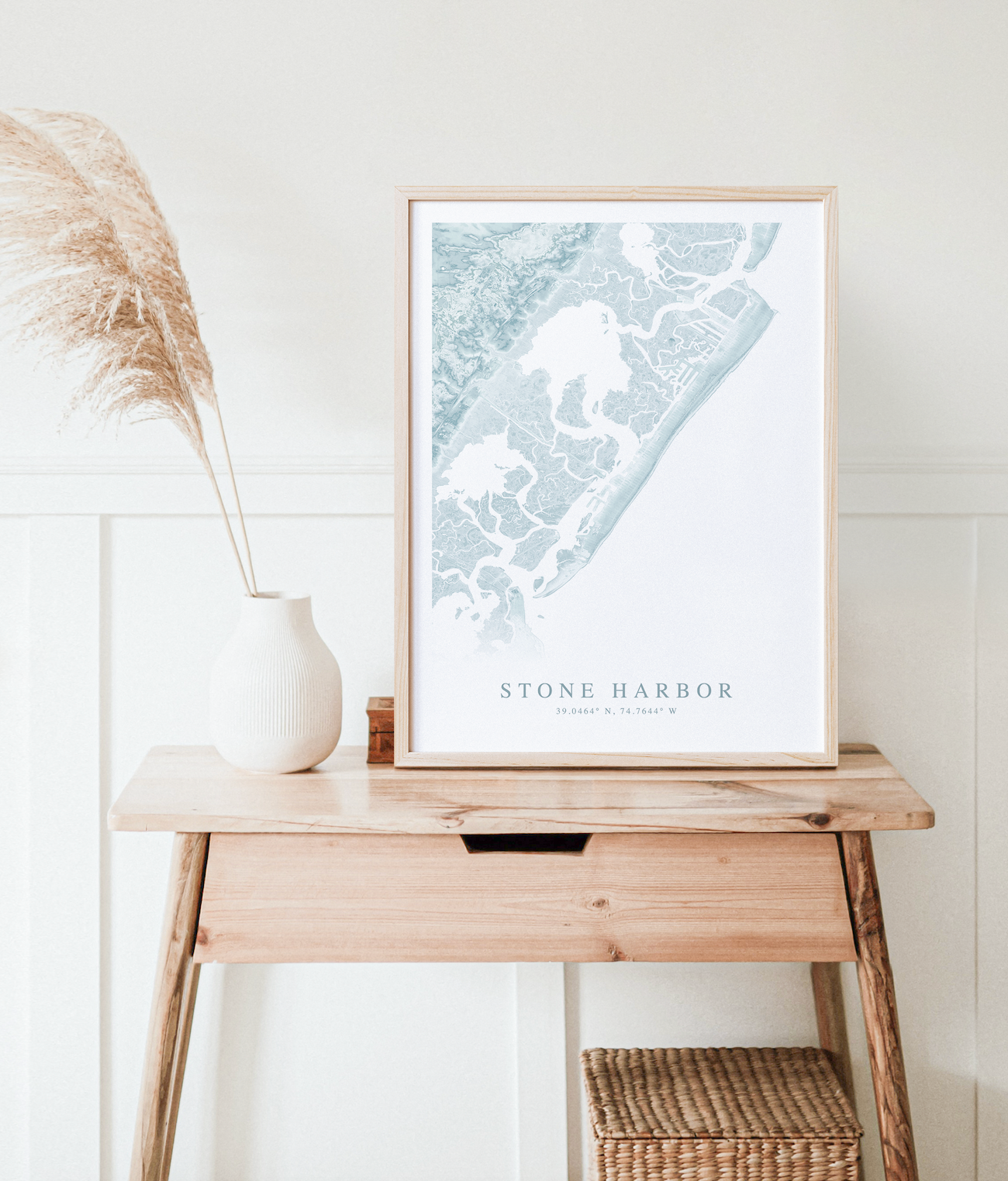 Stone Harbor Map Print