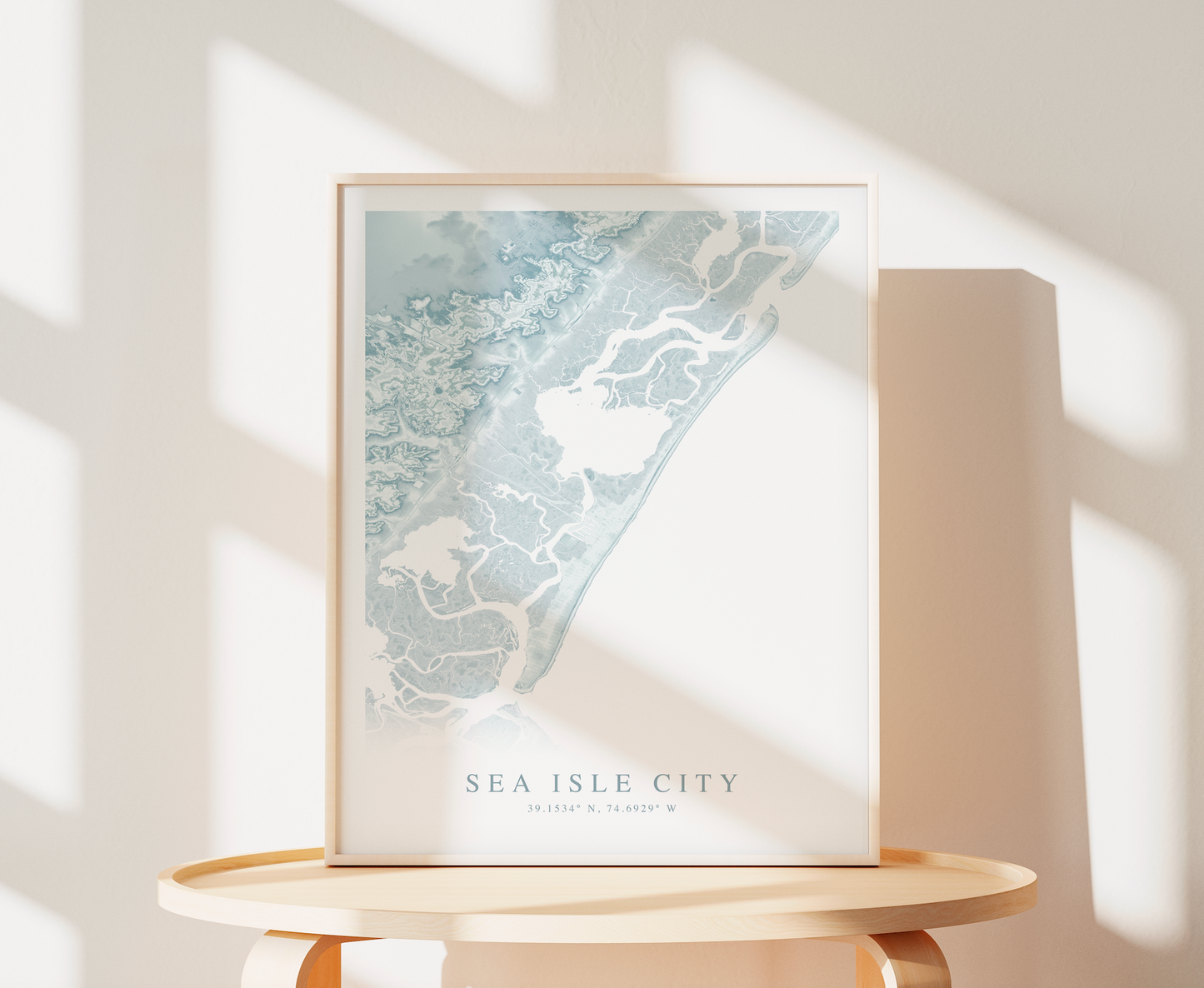 Sea Isle City Map Print