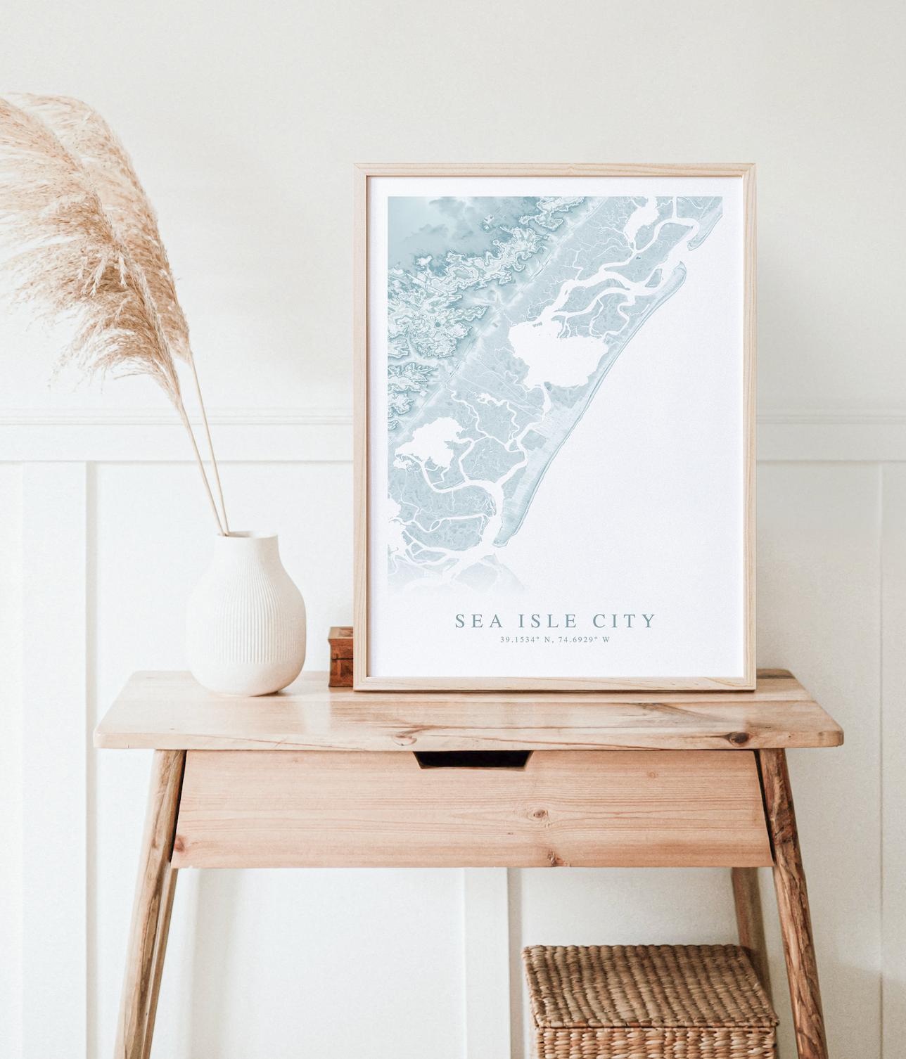 Sea Isle City Map Print