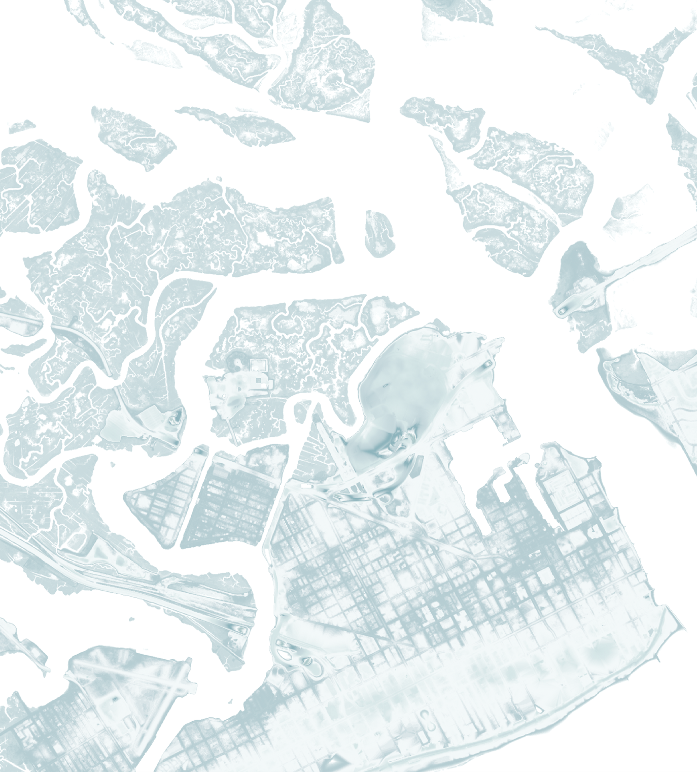 Atlantic City Map Print