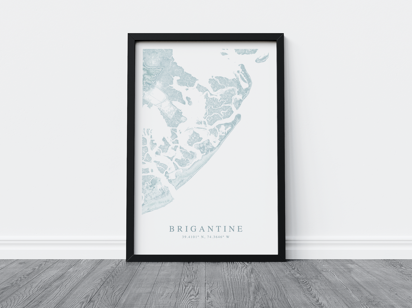 Brigantine Map Print