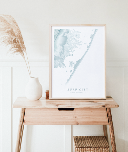 map of surf city new jersey