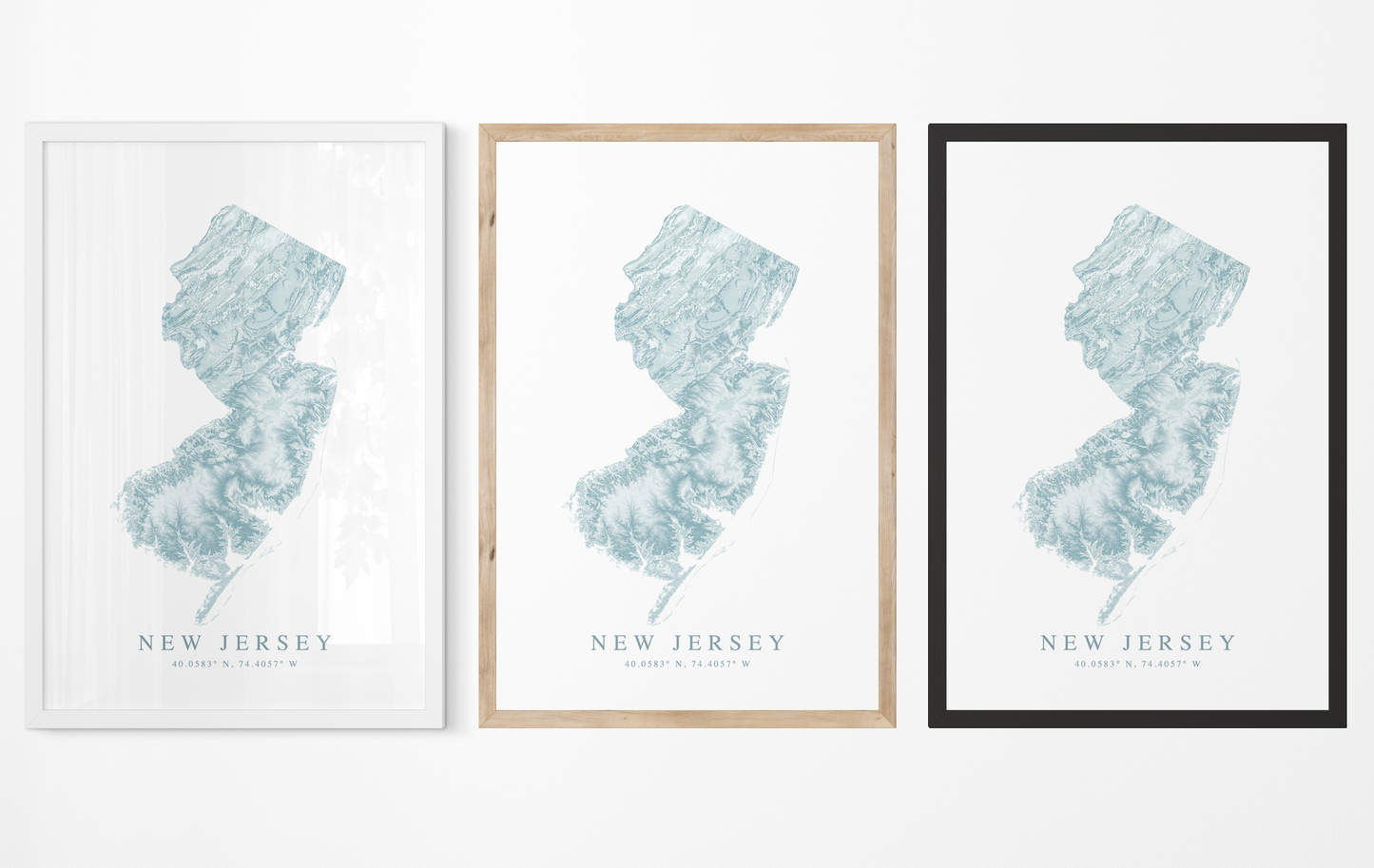 New Jersey Map Print