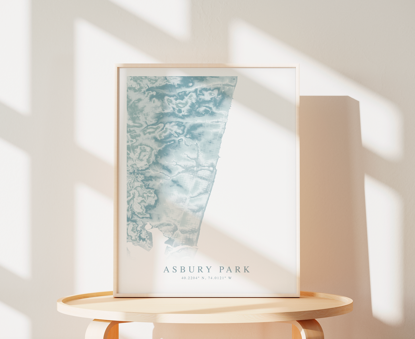 Asbury Park Map Print