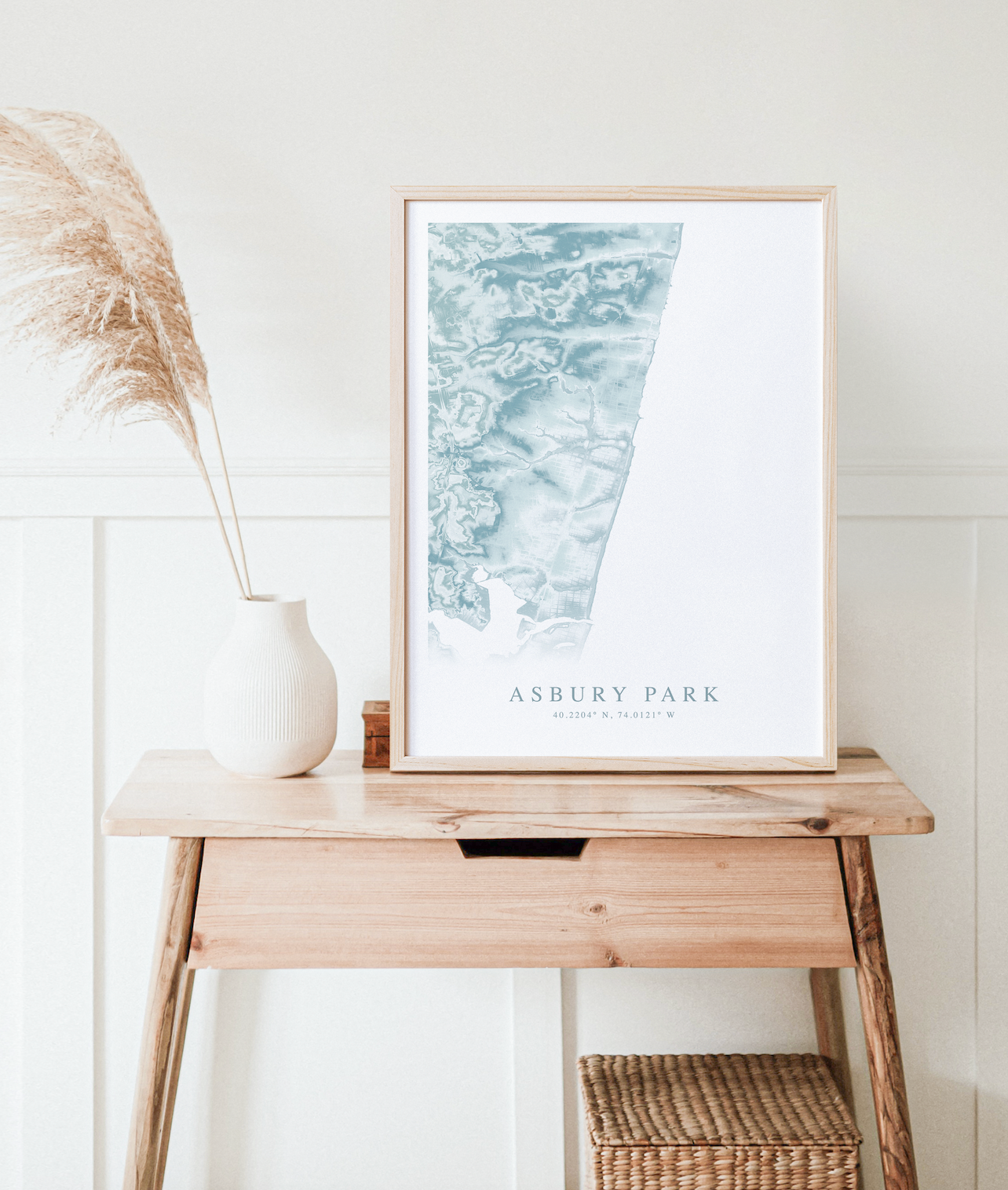 Asbury Park Map Print