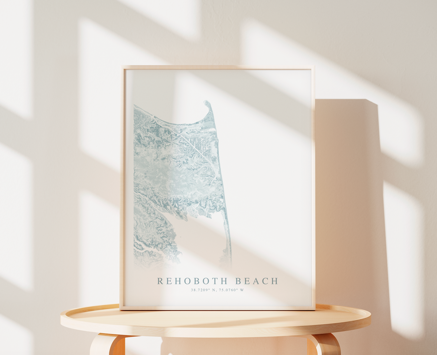 Rehoboth Beach Map Print