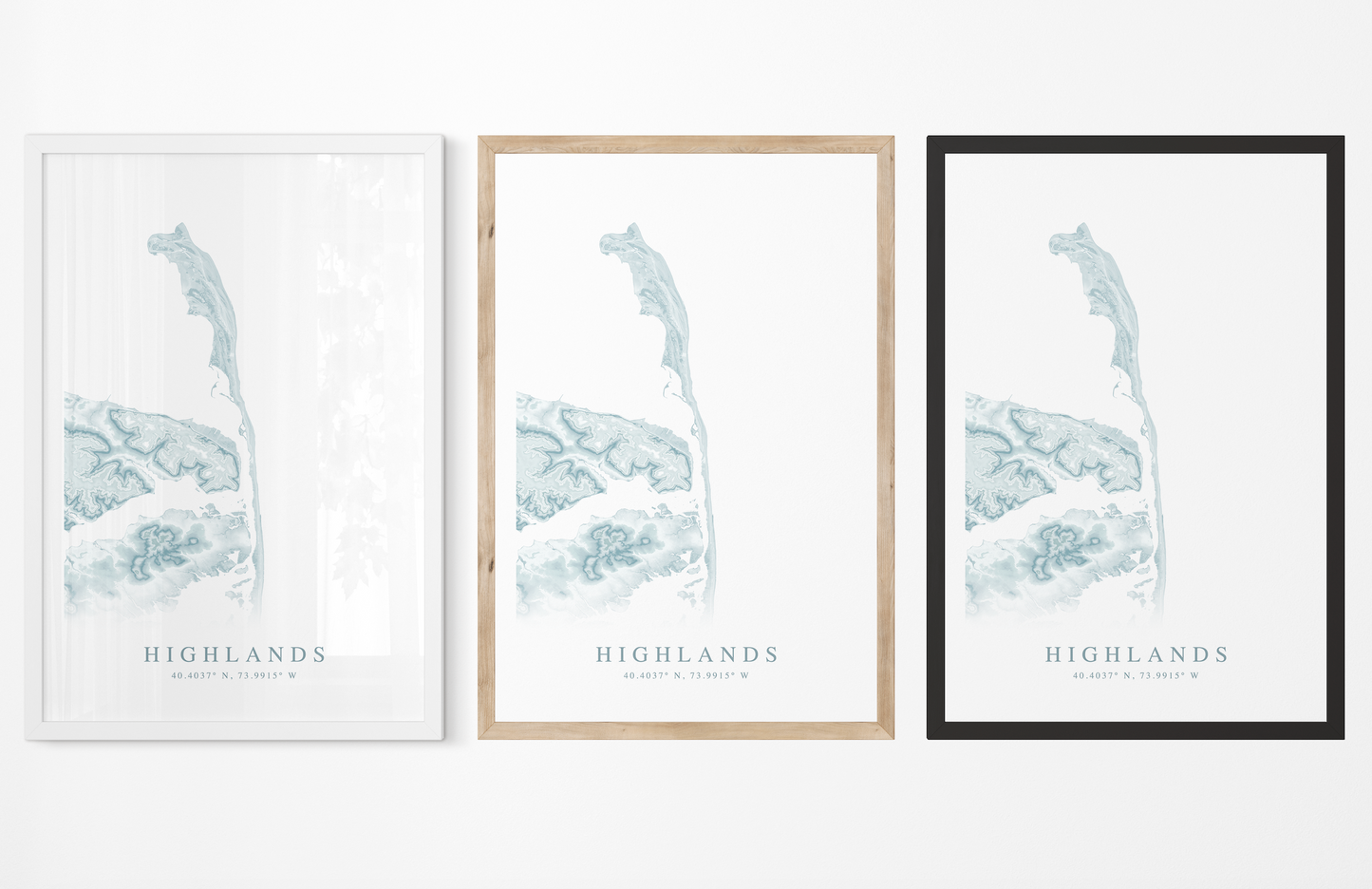 Highlands Map Print