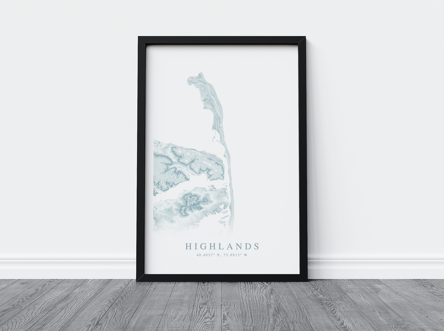 Highlands Map Print