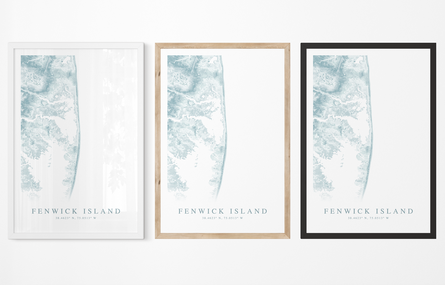 Fenwick Island Map Print