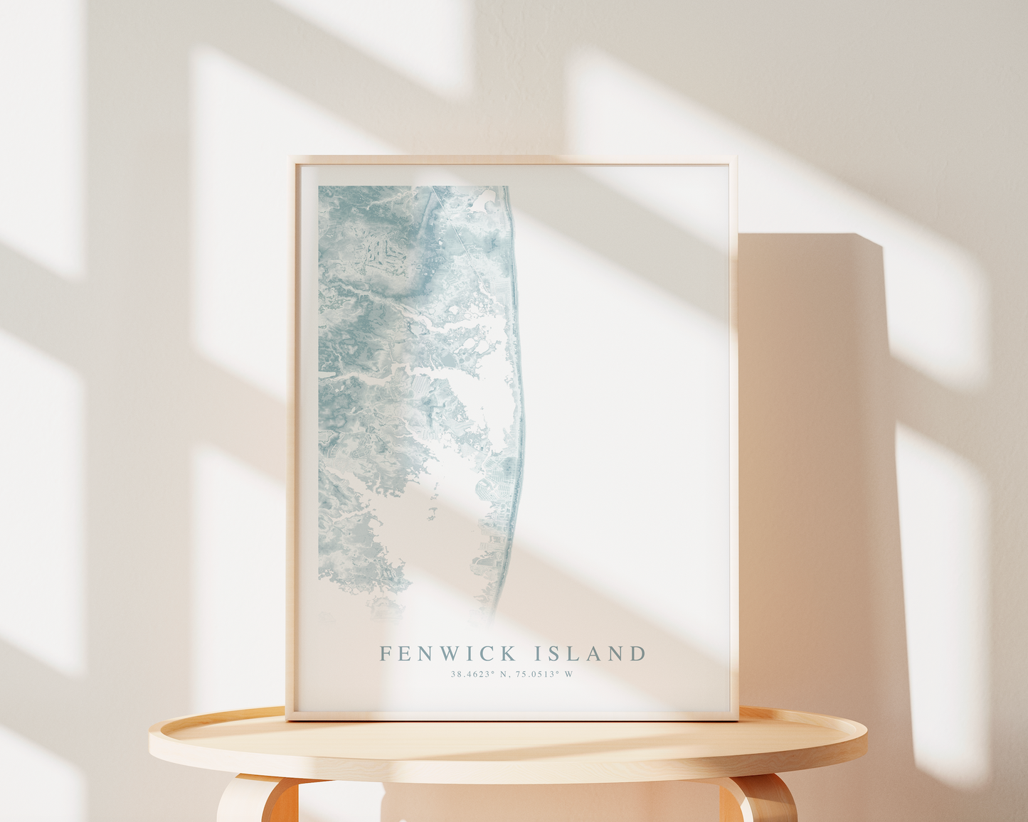 Fenwick Island Map Print