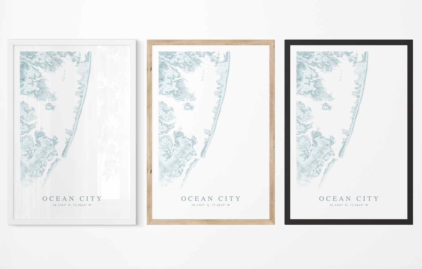 Ocean City MD Map Print