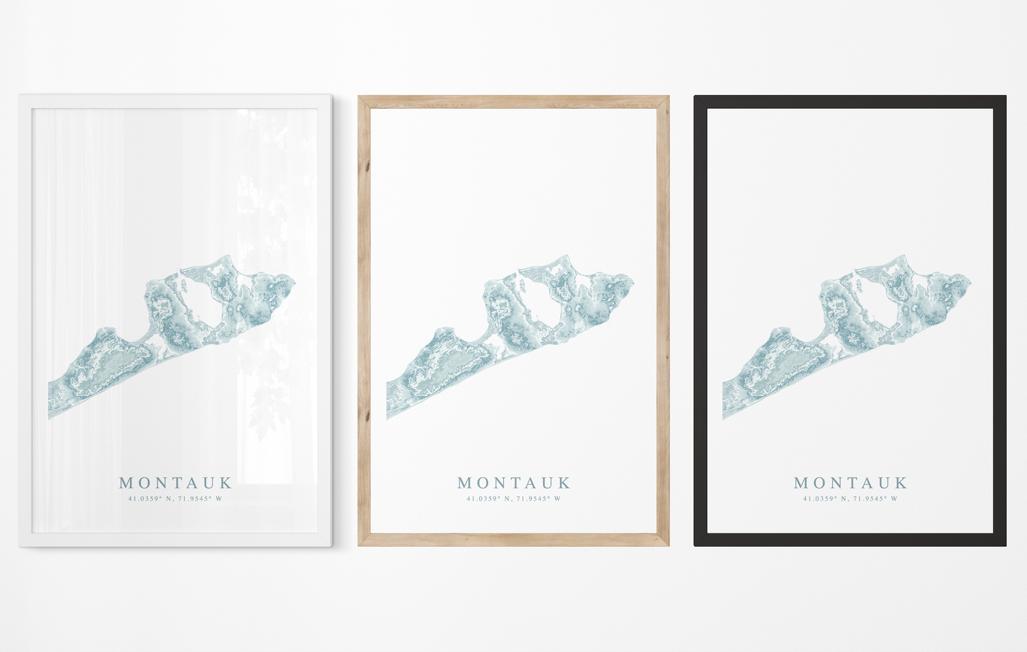 Montauk Map Print