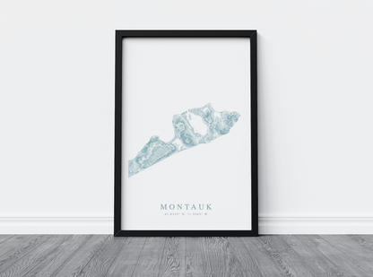 Montauk Map Print