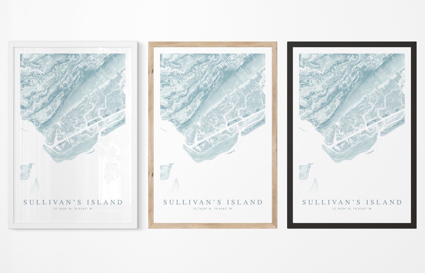 Sullivan's Island Map Print