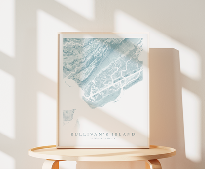 Sullivan's Island Map Print