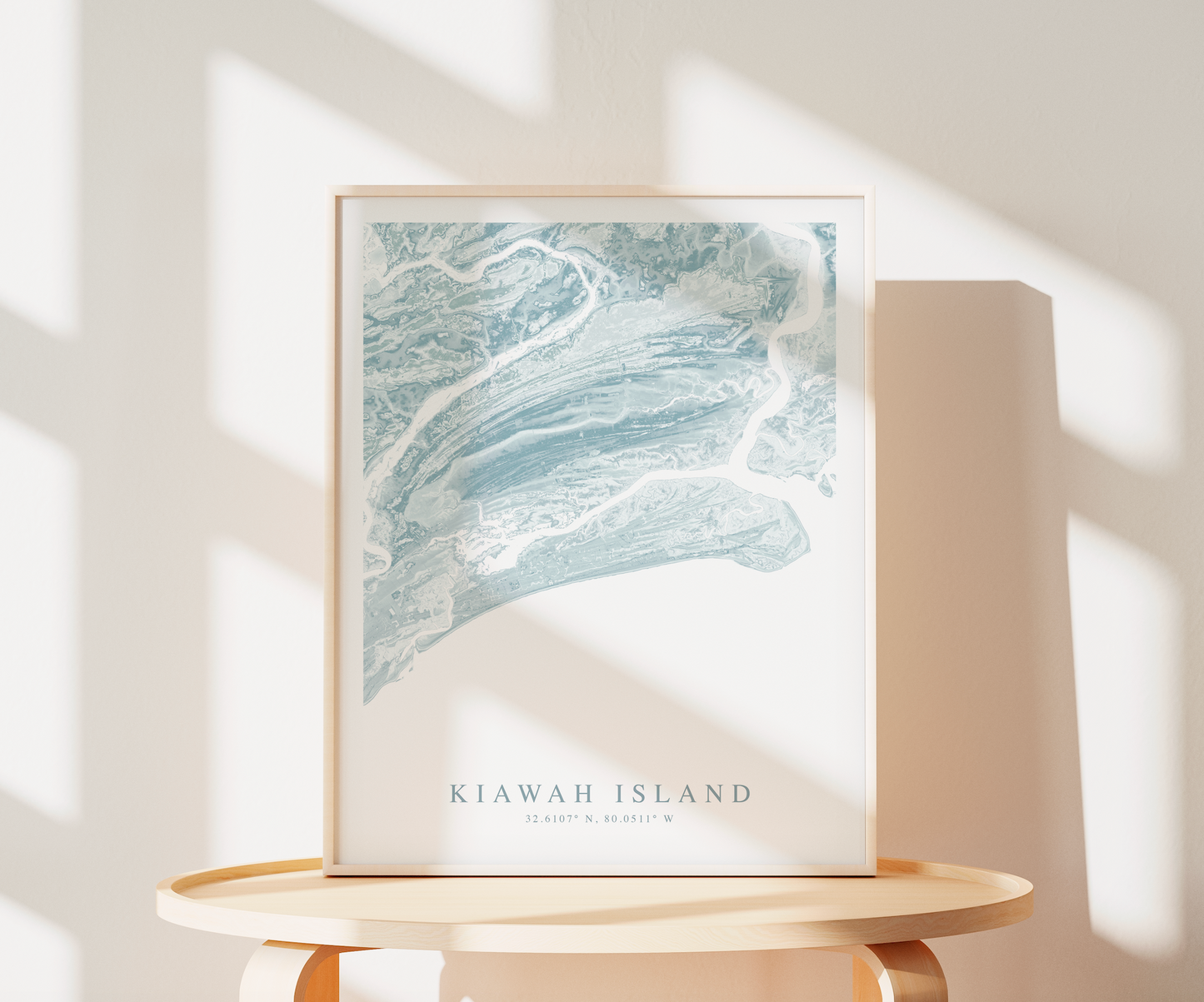 Kiawah Island Map Print