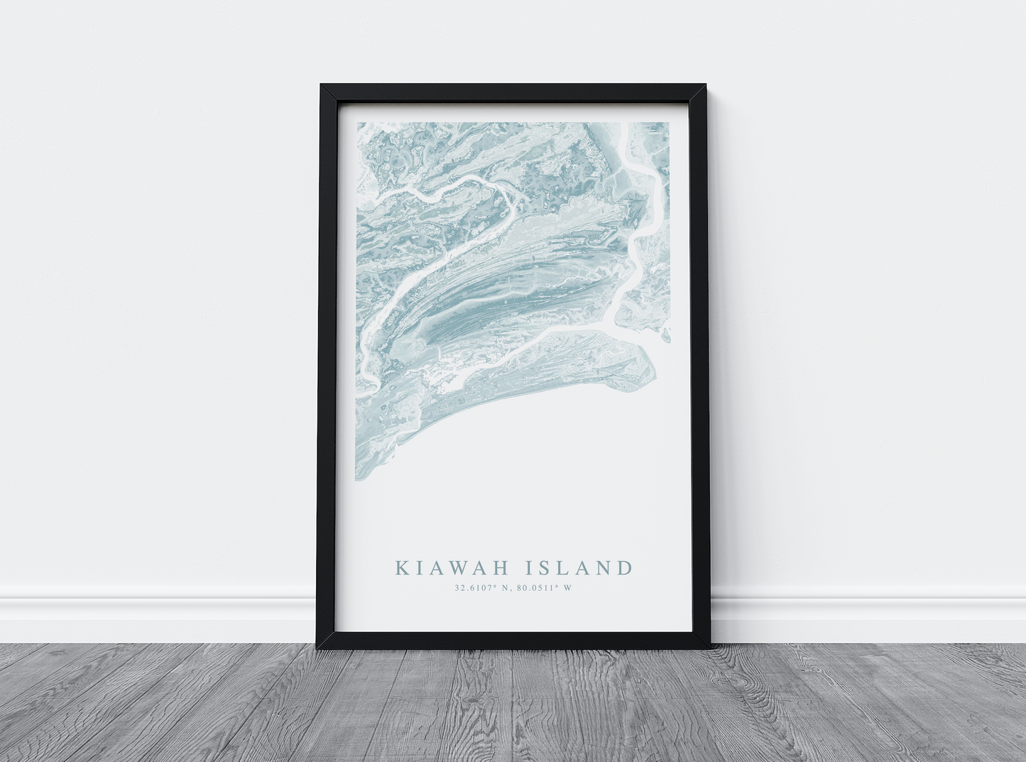 Kiawah Island Map Print