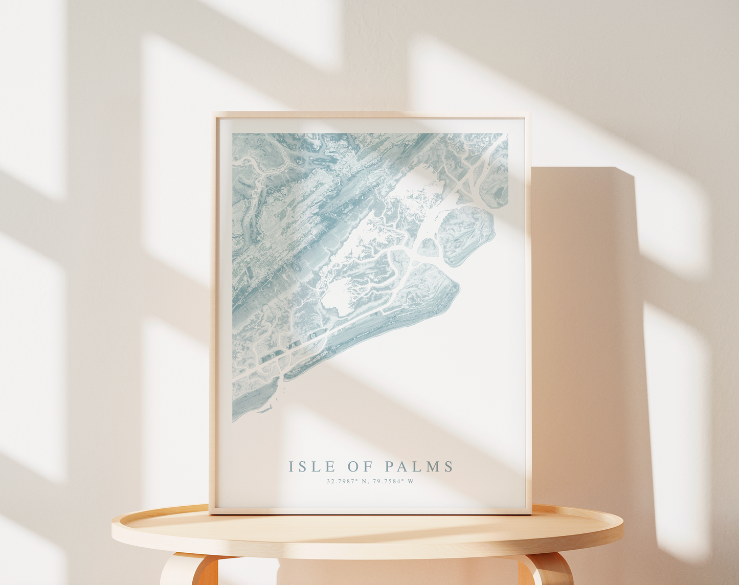 Isle of Palms Map Print