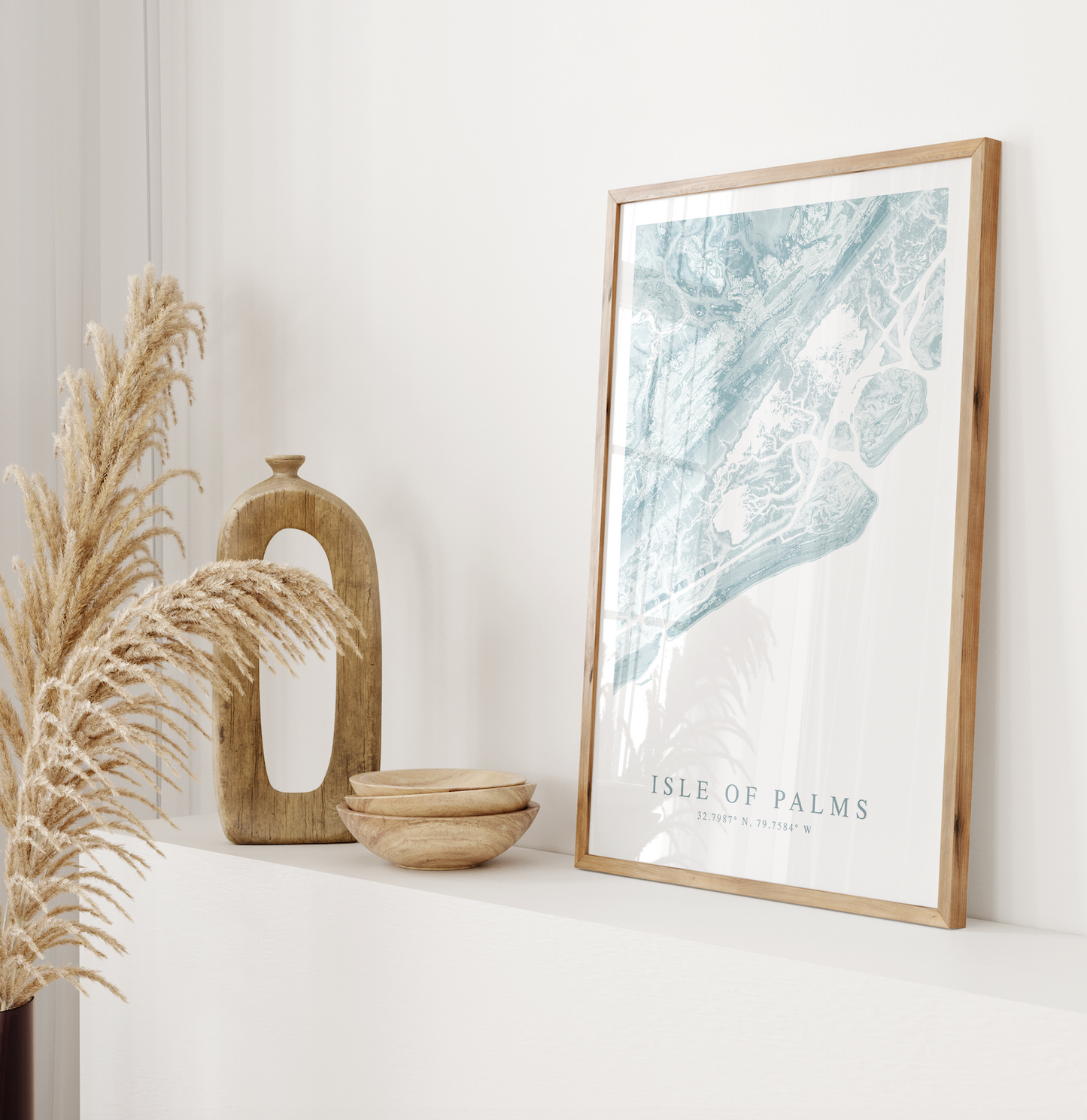 Isle of Palms Map Print