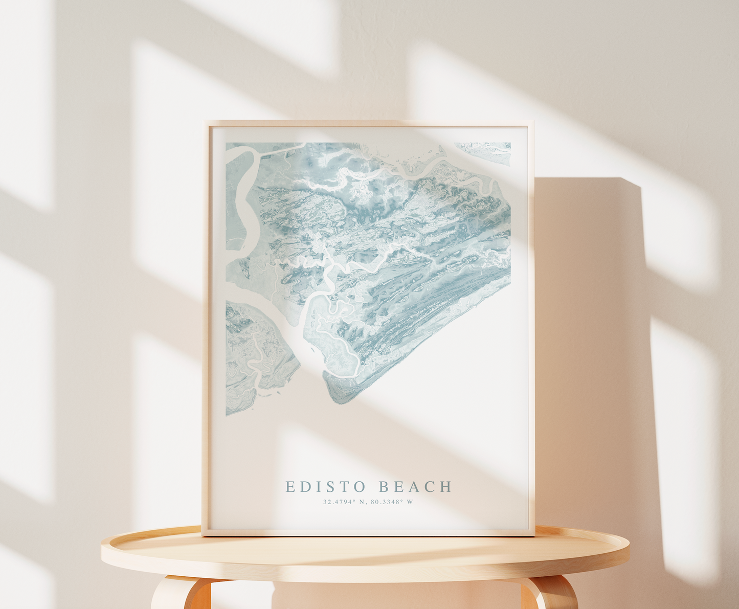 Edisto Beach Map Print