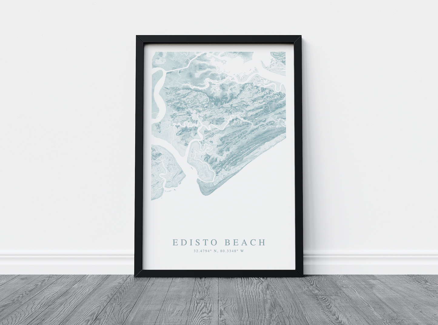 Edisto Beach Map Print