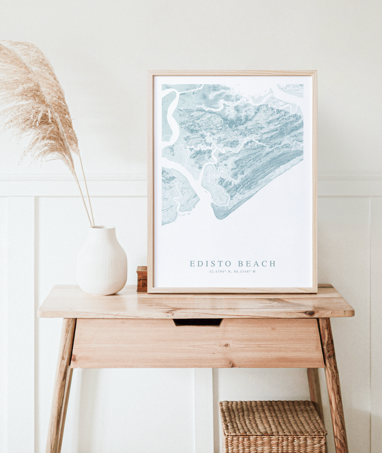 Edisto Beach Map Print