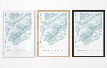 Mount Pleasant Map Print