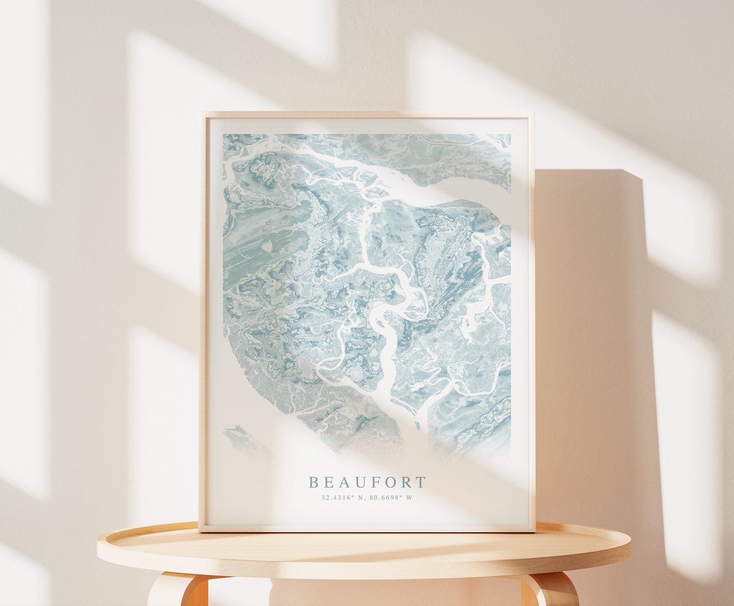 Beaufort SC Map Print