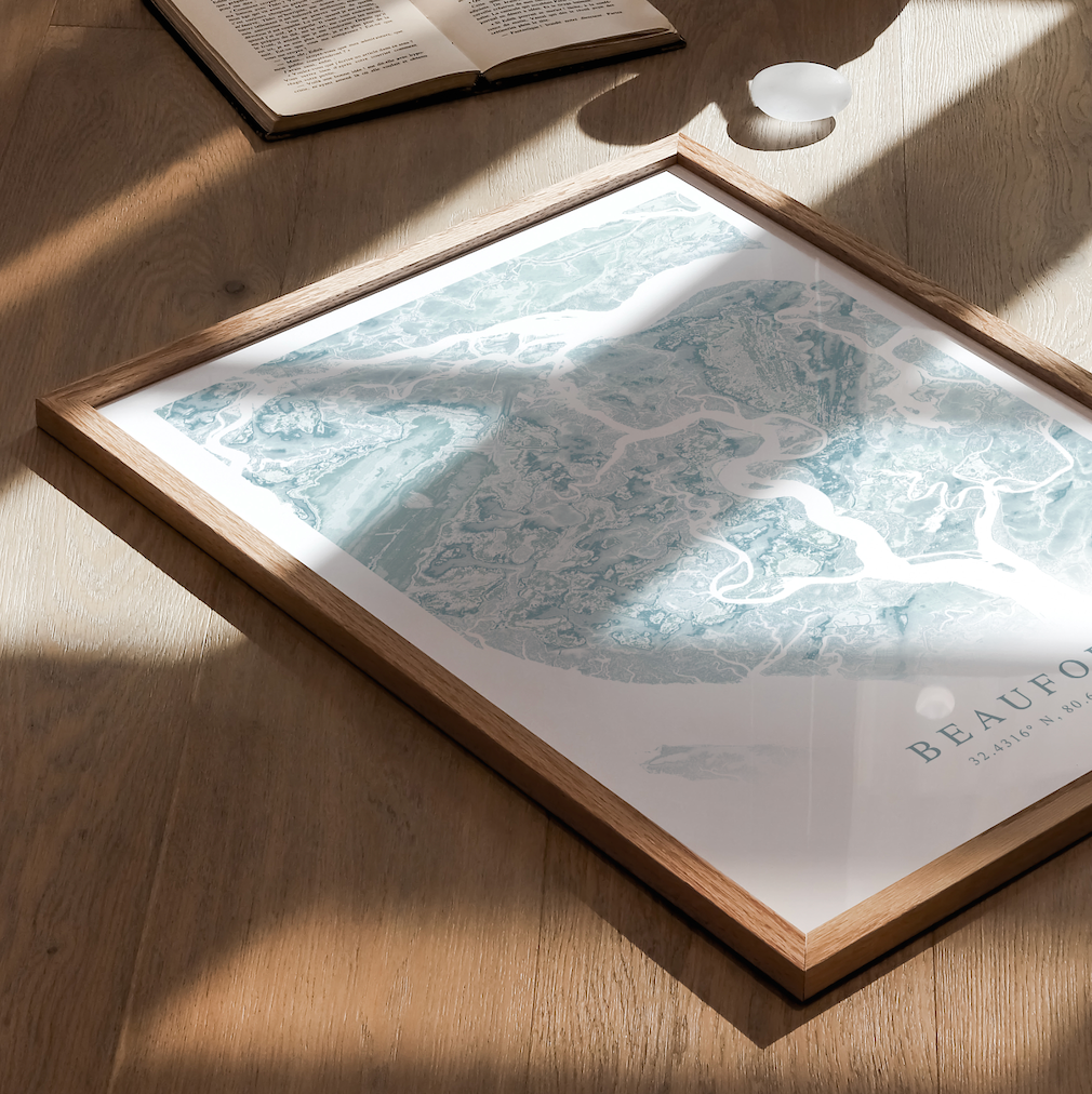 Beaufort SC Map Print